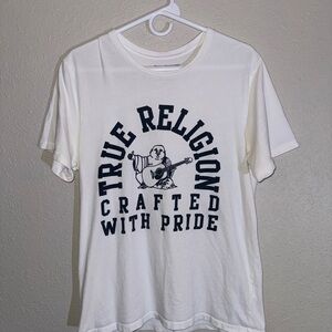 True Religion T Shirt Tee - Men’s - Size Medium M - White